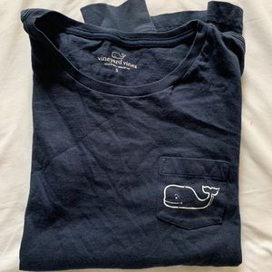 Vineyard Vines Dark Blue Navy Long Sleeve T Shirt